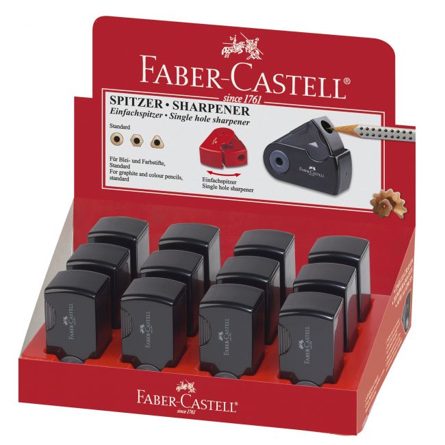 Ascutitoare plastic simpla sleeve-mini faber-castell