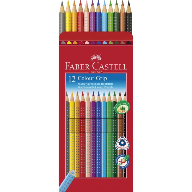 Creioane colorate grip 2001 faber-castell
