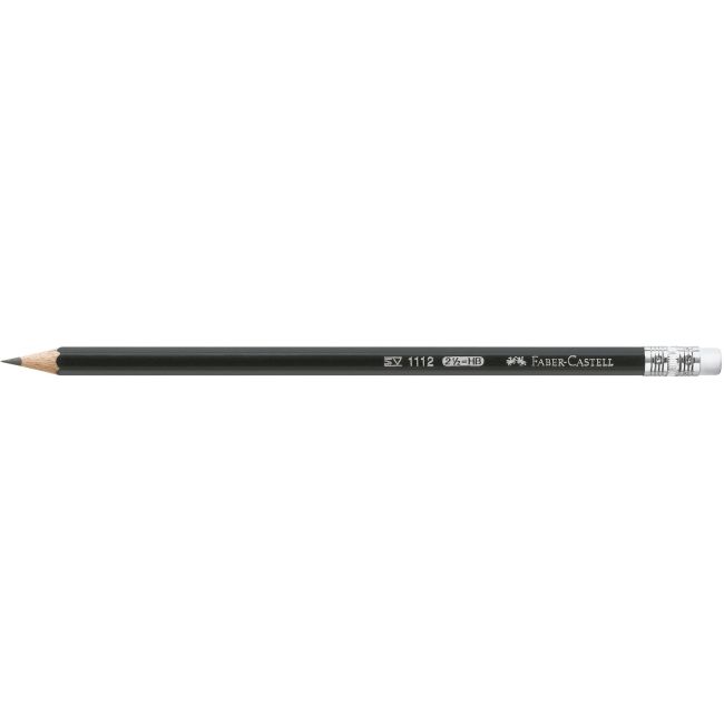 Creion grafit cu guma 1112 hb faber-castell