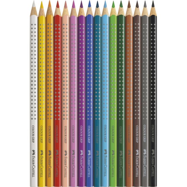 Cutie metal 300 creioane colorate grip faber-castell
