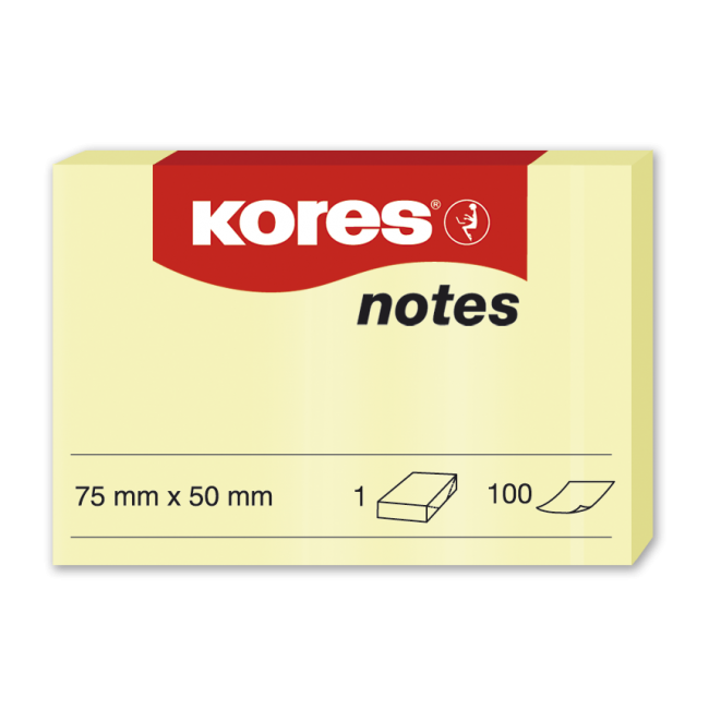 Notes adeziv galben pal 100 file kores