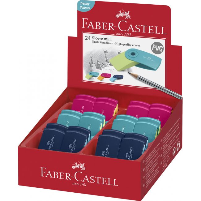 Radiera creion sleeve mini trend 2019 faber-castell