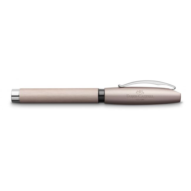 Stilou essentio aluminium rose faber-castell