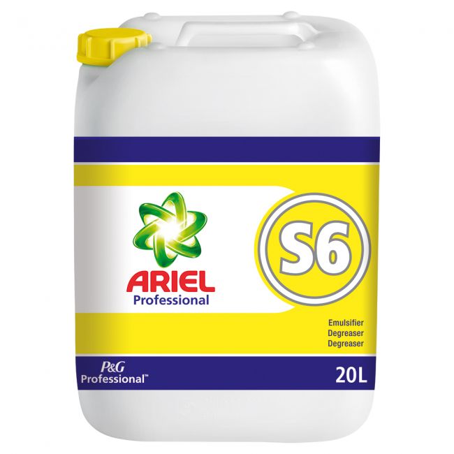 Solutie degresanta ariel s6, 20 l