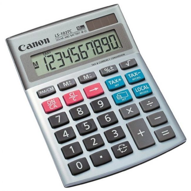 Calculator birou 10dig ls103tc taxe canon