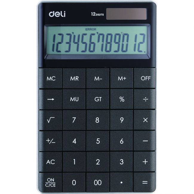 Calculator birou 12dig modern negru deli