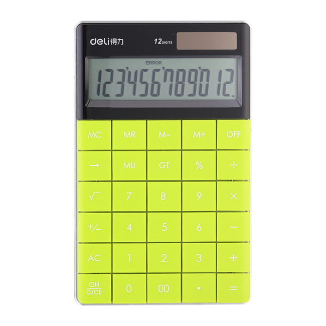 Calculator birou 12dig modern verde deli