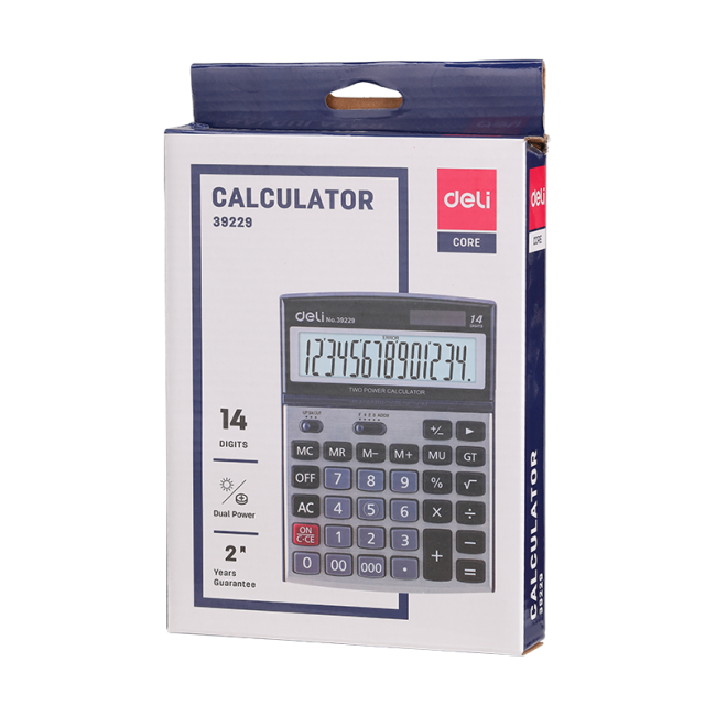 Calculator birou 14dig metal 39229 deli