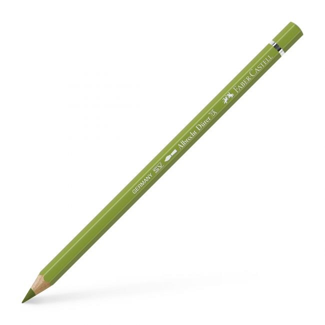 Creion colorat acuarela verde galbui-pamant 168 a. durer faber-c