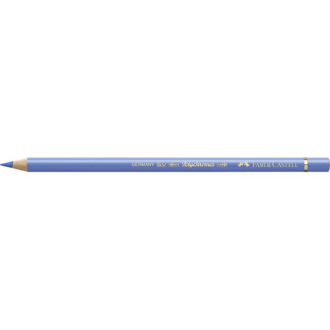 Creion colorat polychromos albastru ultramarin deschis faber-cas