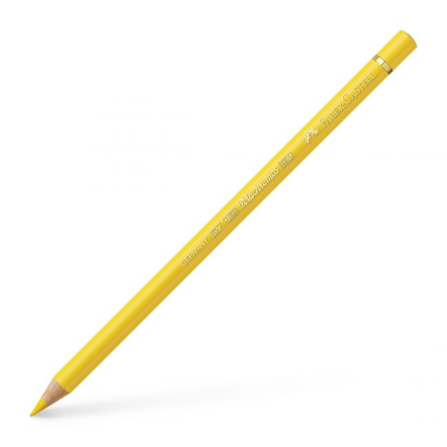 Creion colorat polychromos galben cadmium faber-castell
