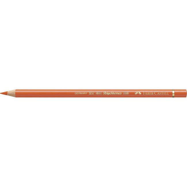 Creion colorat polychromos oranj faber-castell