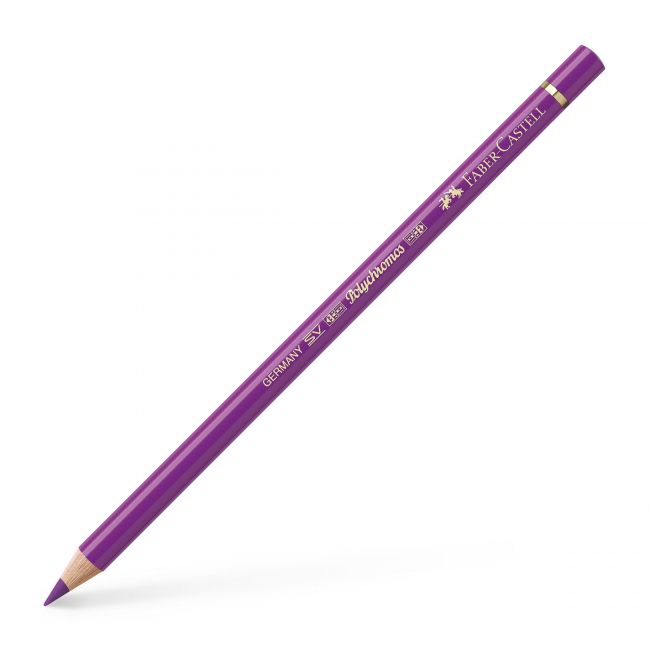 Creion colorat polychromos purpuriu faber-castell