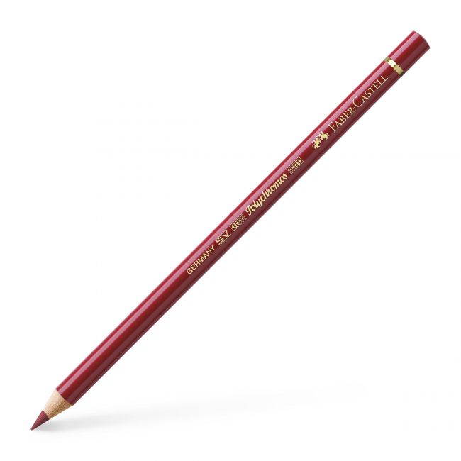 Creion colorat polychromos rosu cadmium mediu faber-castell