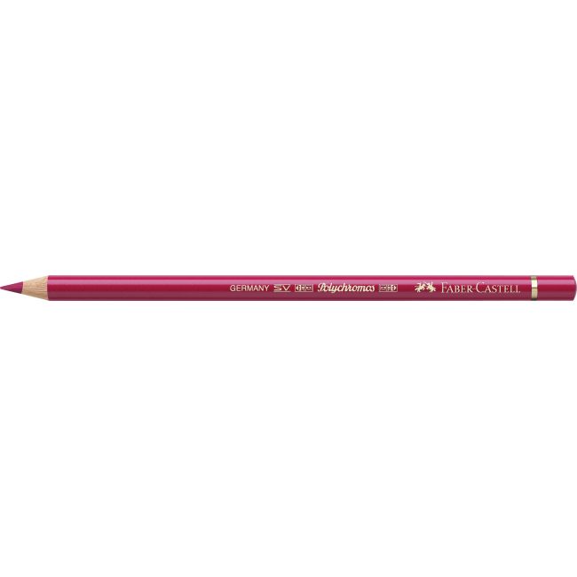 Creion colorat polychromos rosu stacojiu faber-castell
