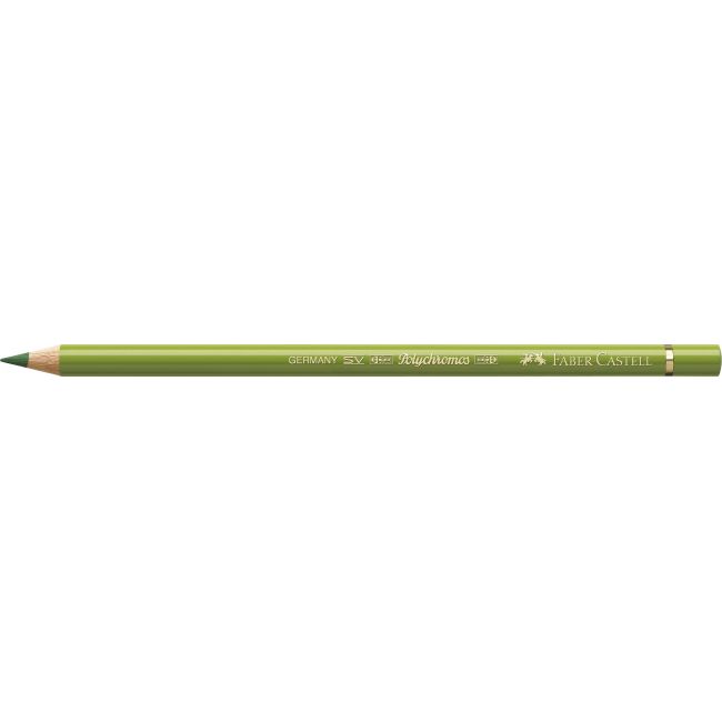 Creion colorat polychromos verde galbui-pamant faber-castell