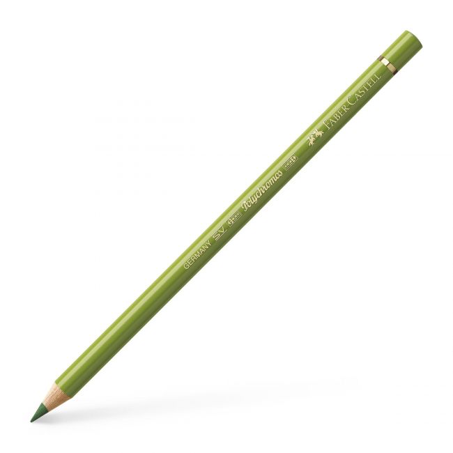 Creion colorat polychromos verde galbui-pamant faber-castell