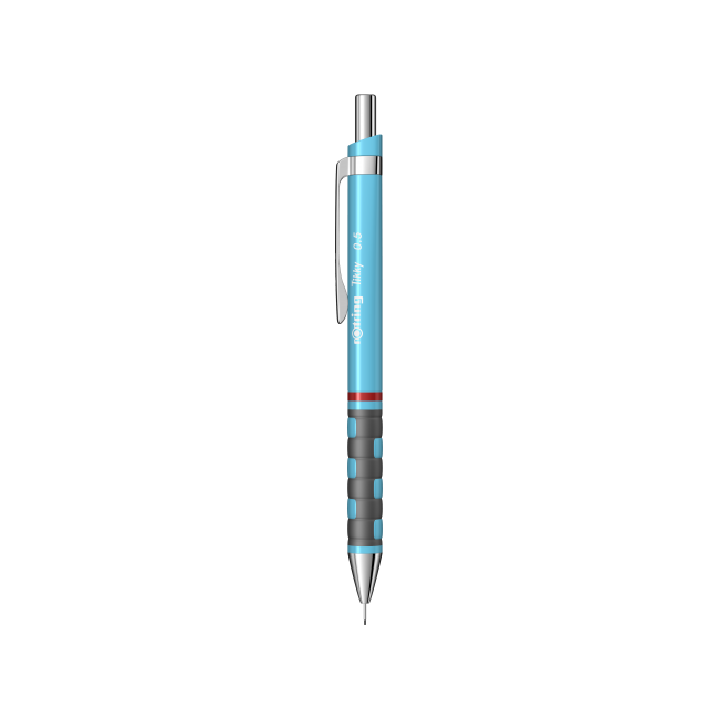 Creion mecanic 0.5mm tikky 3 albastru deschis rotring