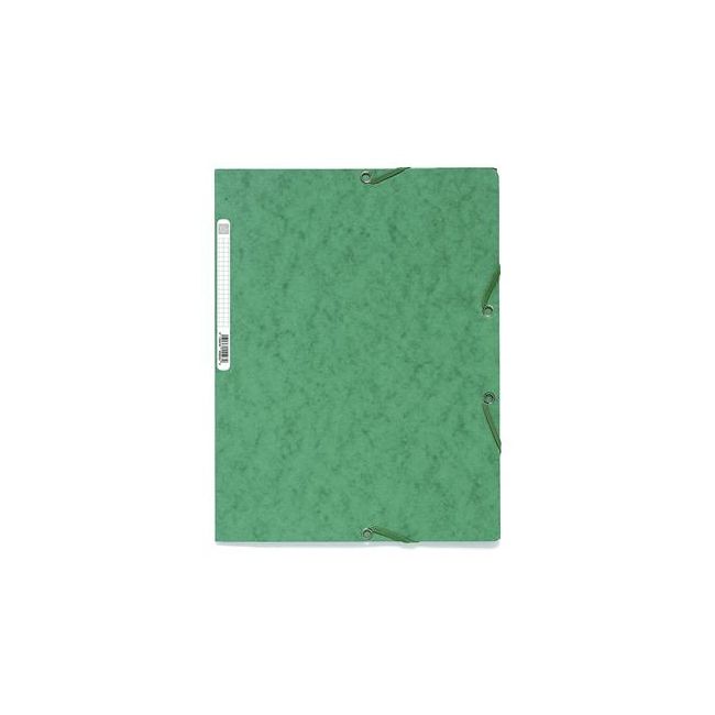 Mapa carton cu elastic 400g verde exacompta