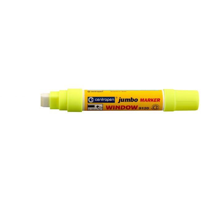 Marker creta lichida galben jumbo 2-15mm 9120 centropen