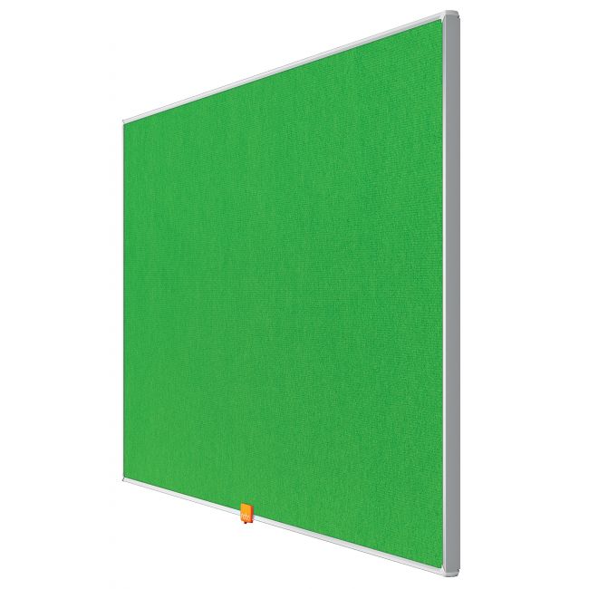 Panou textil widescreen 40"(898*510mm) rama aluminiu verde nobo