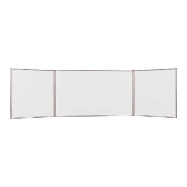 Whiteboard triptic 90*120 cm rama aluminiu memoboards