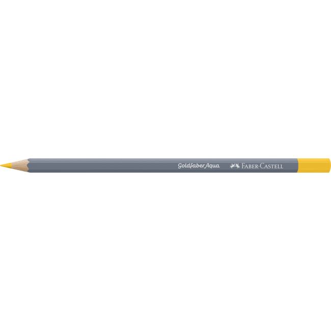 Creion colorat aquarelle galben cadmium 107 goldfaber faber-cast