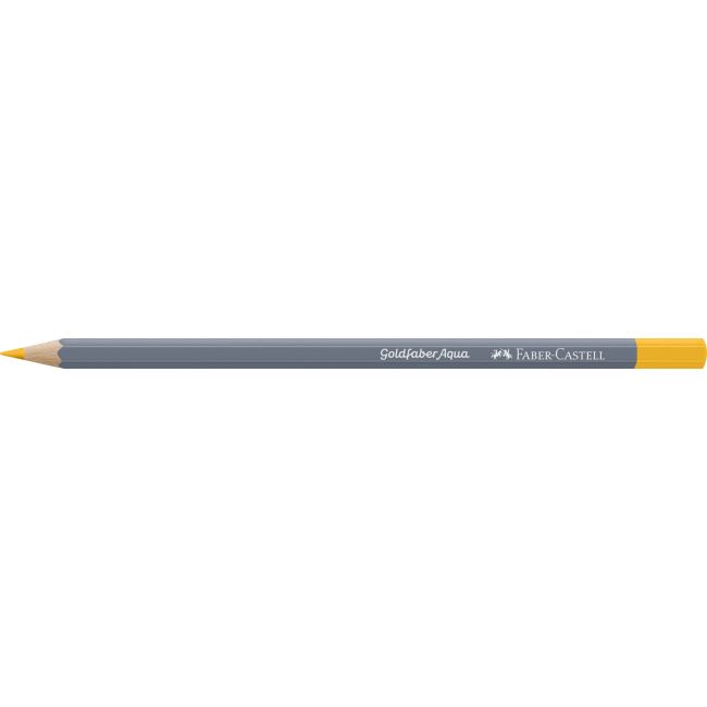 Creion colorat aquarelle galben cadmium inchis 108 goldfaber fab