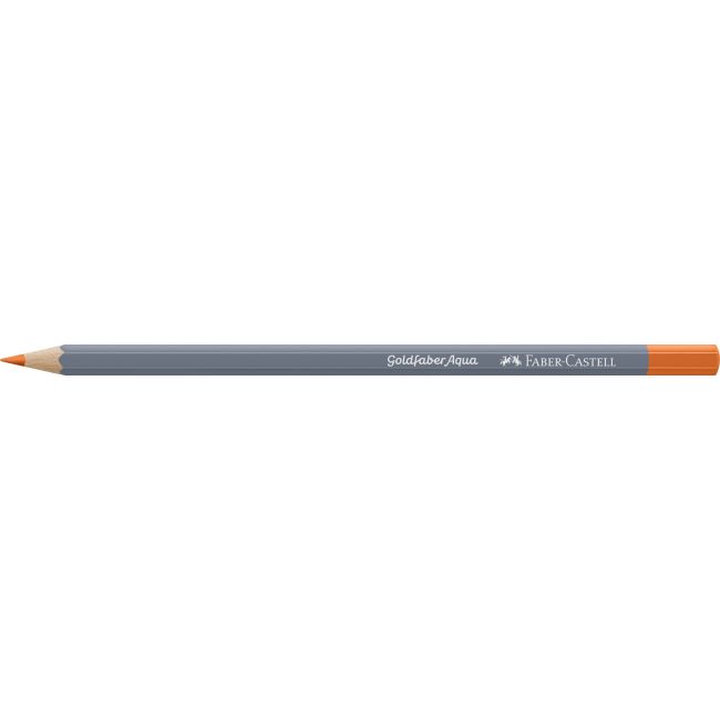 Creion colorat aquarelle portocaliu cadmium inchis 115 goldfaber
