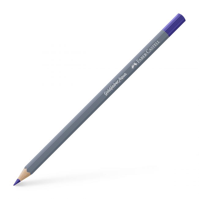 Creion colorat aquarelle violet albastru 137 goldfaber faber-cas