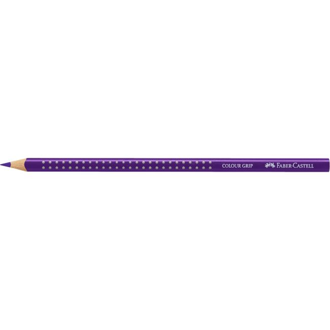 Creion colorat grip violet purpuriu faber-castell