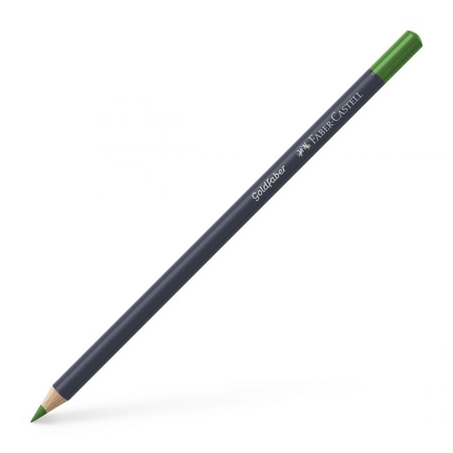 Creion colorat verde iarba166 goldfaber faber-castell