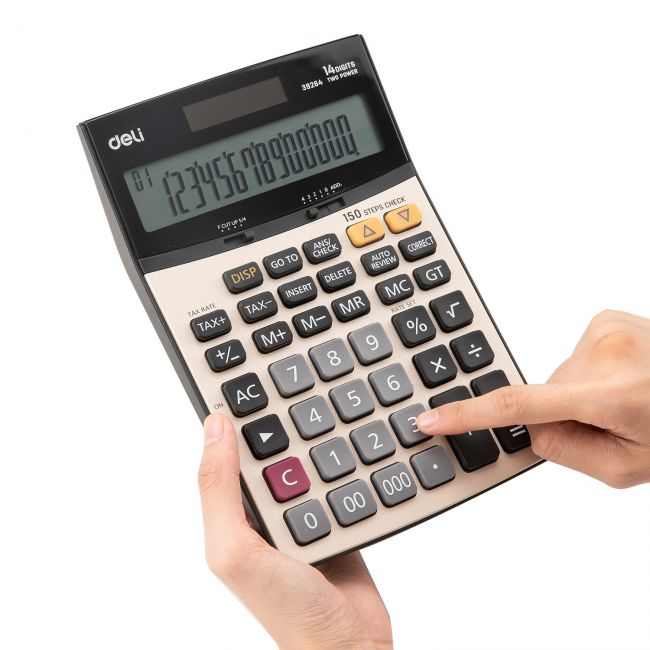 Calculator birou 14dig metal 39264 deli