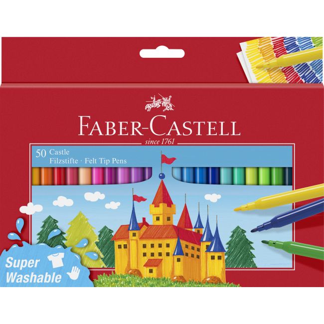 Carioca 50 culori faber-castell