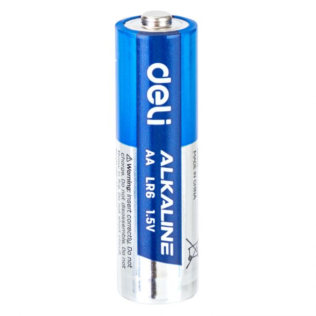 Baterii r6(aa) alcaline blister 1 buc deli