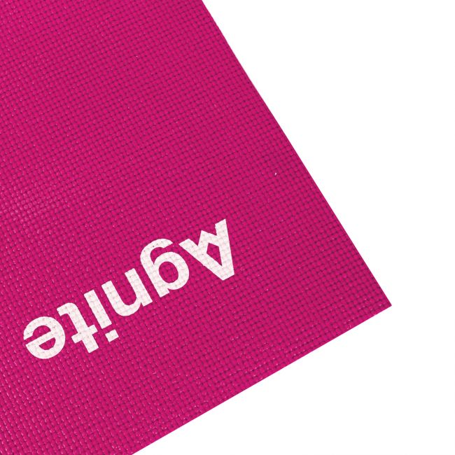 Saltea yoga 173*61*0.3 cm +curea transport agnite roz deli
