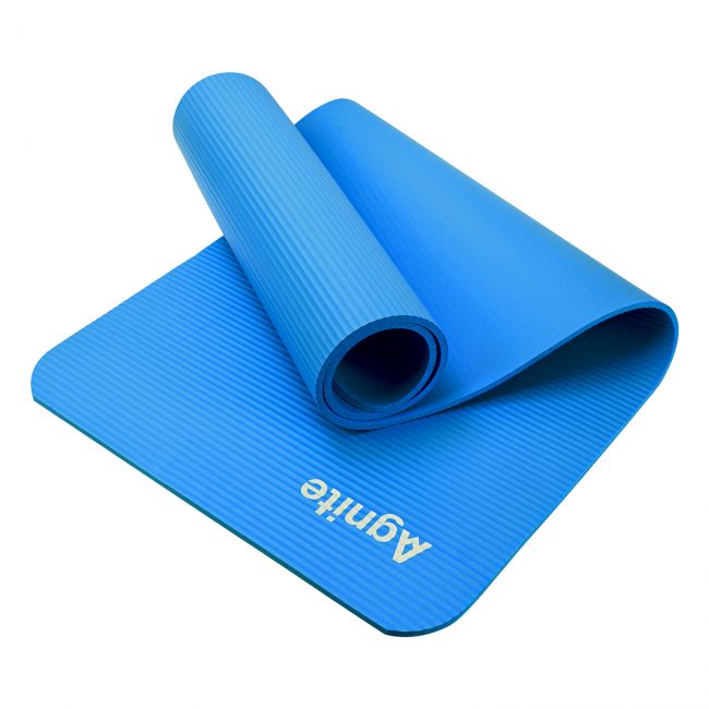 Saltea yoga 183*61*1 cm + husa transport agnite albastra deli