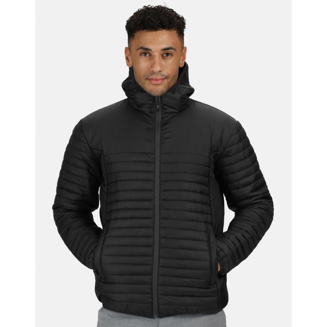 Honestly made recycled ecodown thermal jacket black marimea 2xl