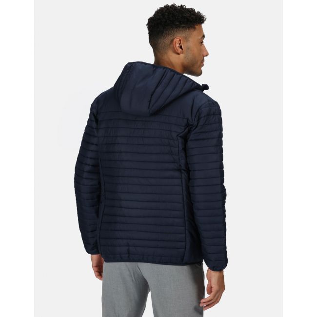 Honestly made recycled ecodown thermal jacket navy marimea l