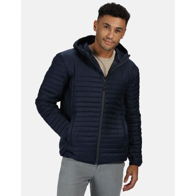 Honestly made recycled ecodown thermal jacket navy marimea l