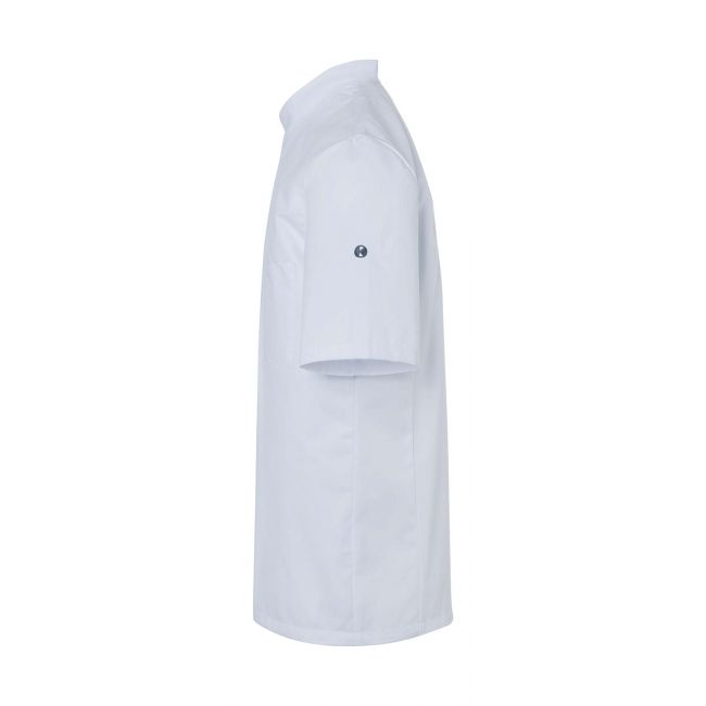 Chef jacket gustav short sleeve black marimea 58 (xl)