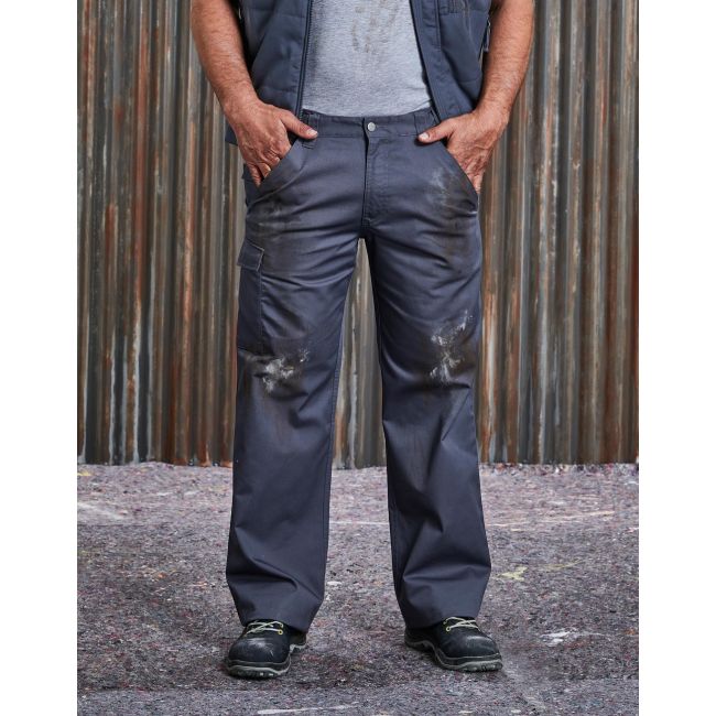 Twill workwear trousers length 32" black marimea 42" (106cm)