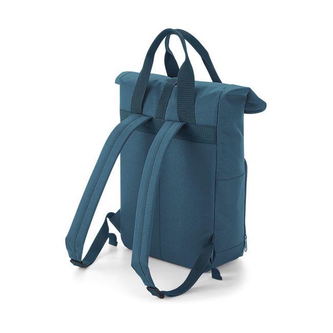 Twin handle roll-top backpack airforce blue marimea one size