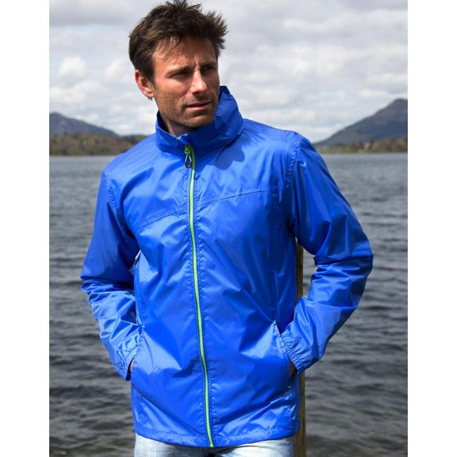 Hdi quest lightweight stowable jacket lime/royal marimea xs