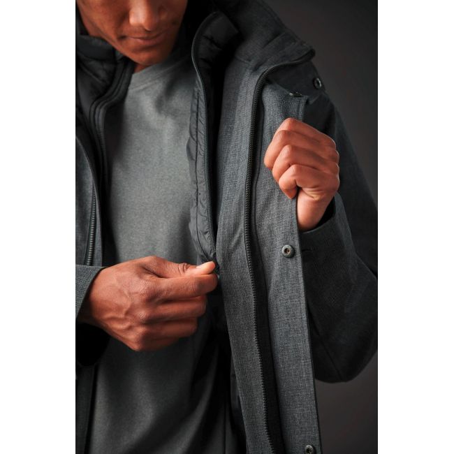 Montauk system jacket graphite heather marimea 2xl
