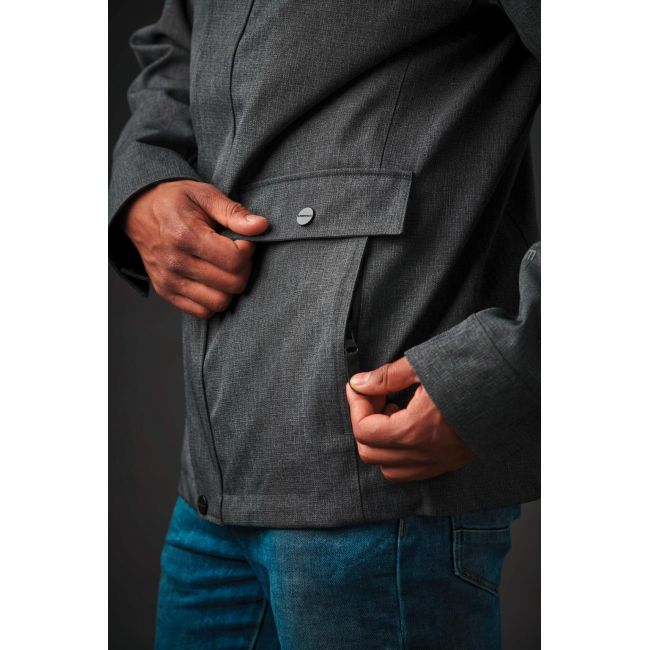 Montauk system jacket graphite heather marimea s