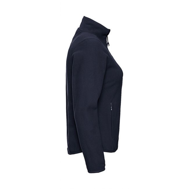 Ladies' fitted full zip microfleece french navy marimea xs