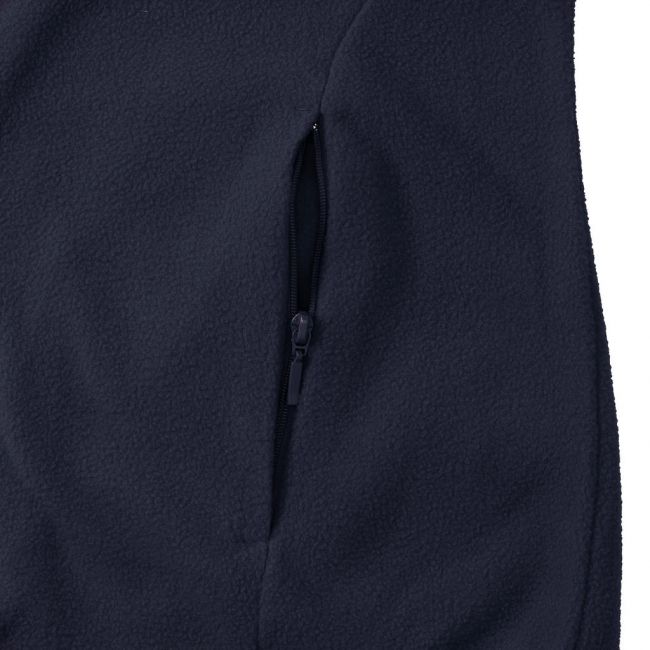 Ladies' fitted full zip microfleece french navy marimea xs