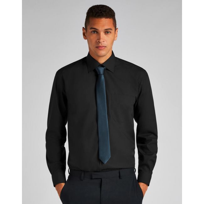 Classic fit business shirt black marimea 2xl