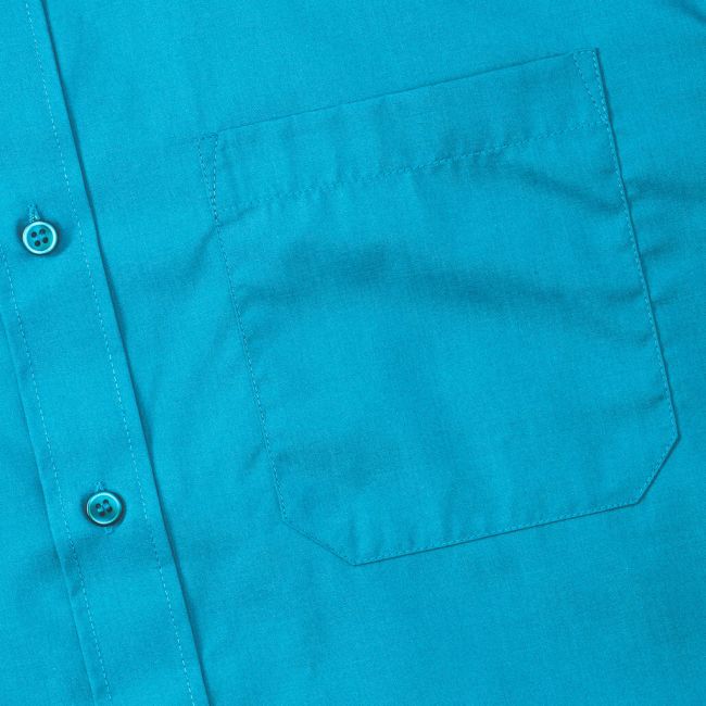 Poplin shirt ls turquoise marimea 3xl